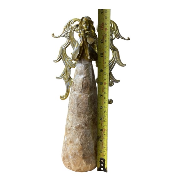 Lg Resin Gold Angel - Picture 3 of 11